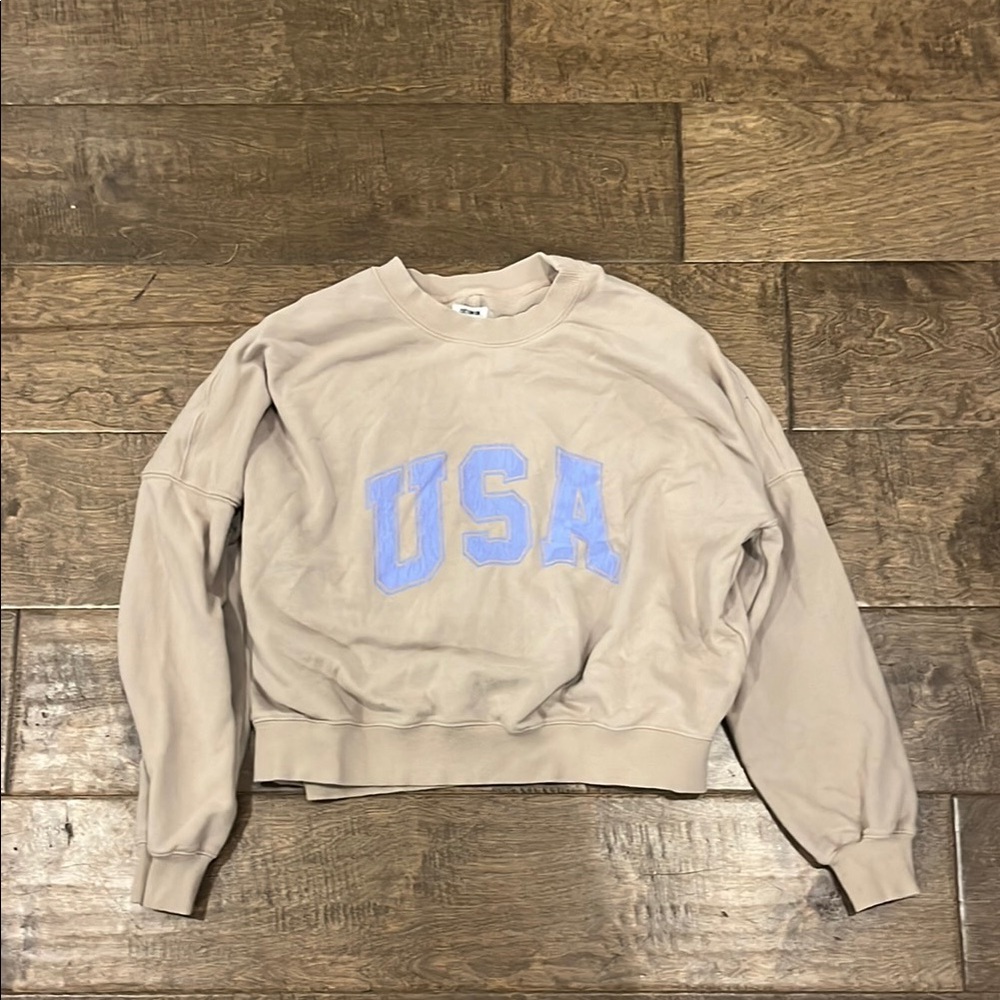 Cotton On Beige USA Sweater
